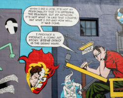 Visit Johnstown PA Partner Steve Ditko Mural Cambria City